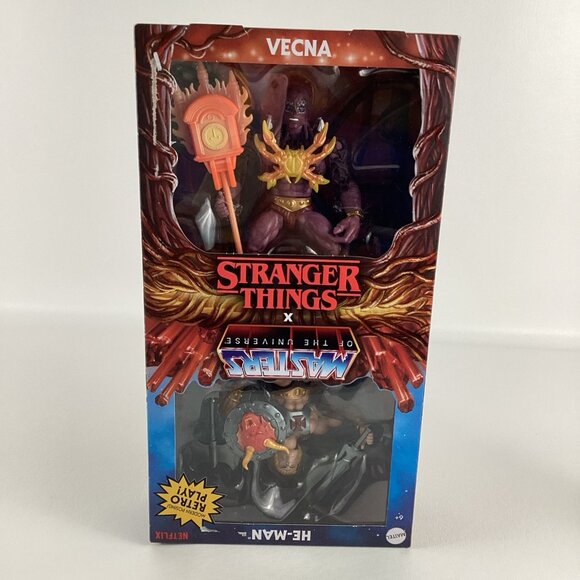 Masters Of The Universe He-Man Stranger Things Action Figure Vecna Retro Mattel - Picture 6 of 9